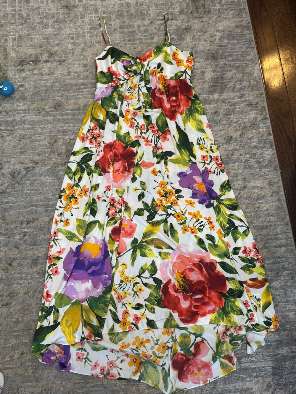 🌸🌻🌷🌺🪻THE PERFECT DRESS London Times Floral Multicolor Satin cocktail dress guest - Picture 15 of 15